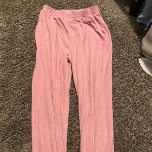 💕zara terrycloth joggers
